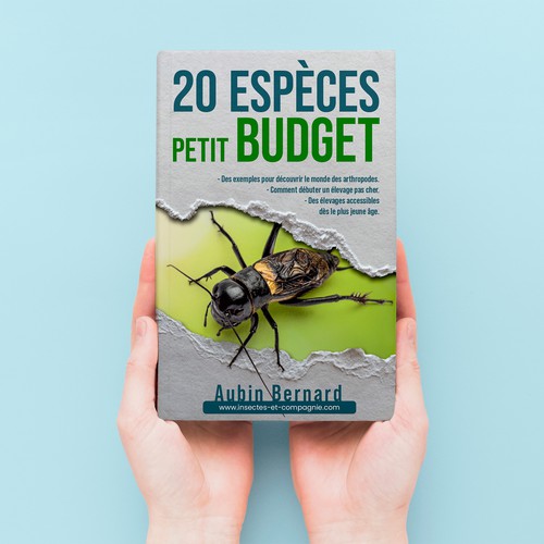 Designs | An e-book cover on insect rearing accessible for everyone ...