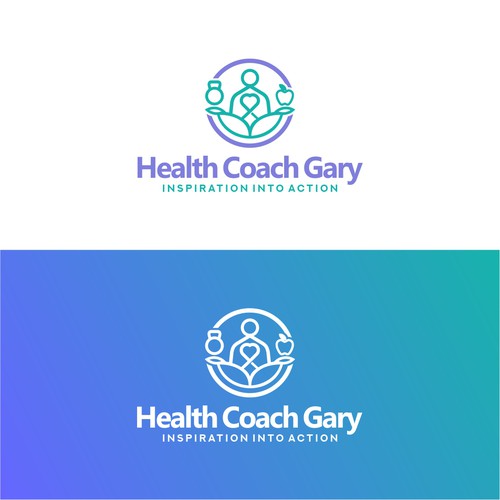 Motivational health & wellness logo- change lives! Design by zenoartdesign
