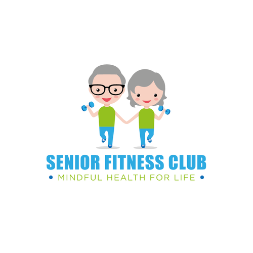 I need a fun/cool logo for my new senior fitness website that promotes ...