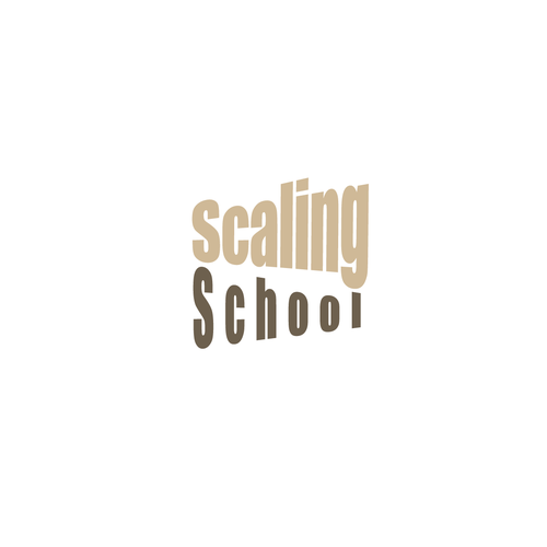 Design A Logo + Brand Guide For The "Scaling School" Diseño de yco