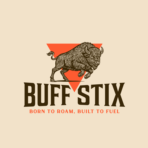 Buff Stix...Lean, Delicious, Buffalo Strong. Design by Brazuca Studio