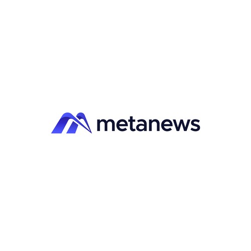 Design a logo for a web3 News platform called MetaNews Design by mikule