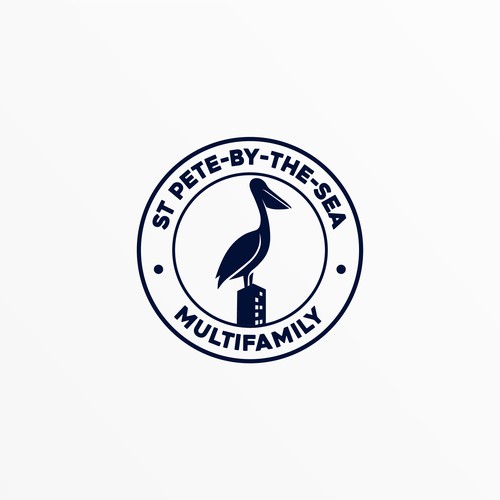 Sophisticated Florida Pelican Logo Design by SilverD™