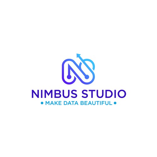 We need a startup logo for a dataviz design studio Design by NUR (LoGo)