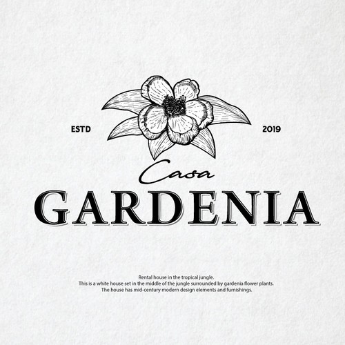 Casa Gardenia Logo Design by MarkoBo