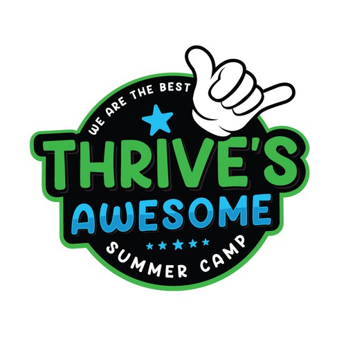 Bold, Vibrant logo for local Summer Program. Design by Conception