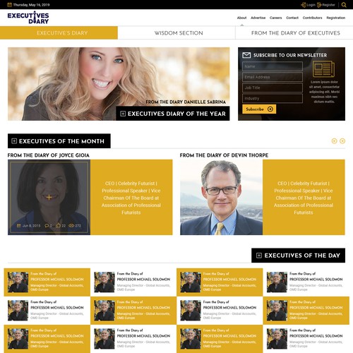 Proposition sur un concours de Design de page web, réalisée par 123graphics