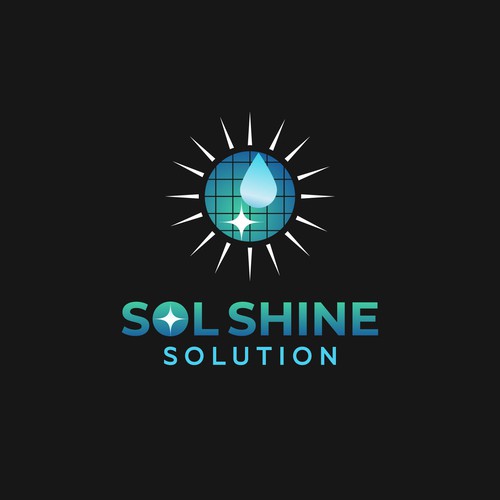 New solar panel cleaning business needing to attract customers Design by World_Sign