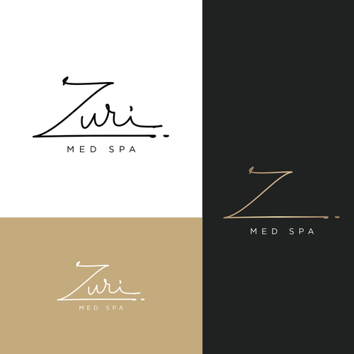 Zuri Med Spa Logo Diseño de Cit