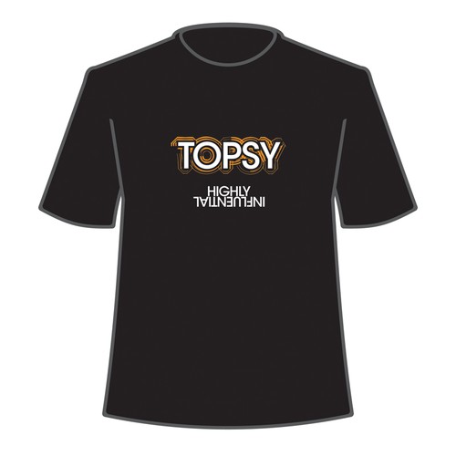 T-shirt for Topsy Réalisé par smallprints