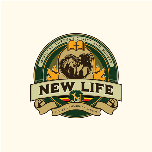 Equine Ministry School Logo Diseño de Retros.YKC