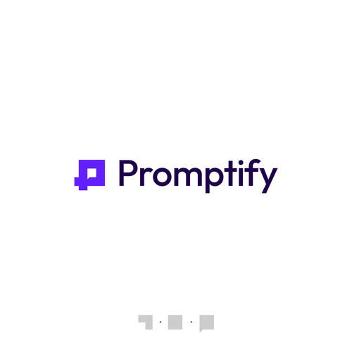 Modern, Simple and Sleek Logo for Promptify.com Design by Max Ch