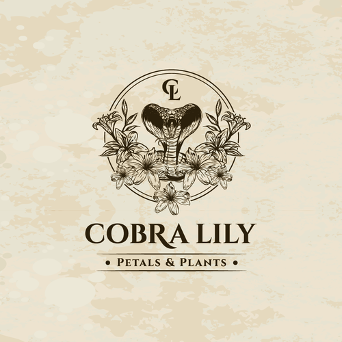 Design a hot logo for my floral company Cobra Lily Design by Rosalie999