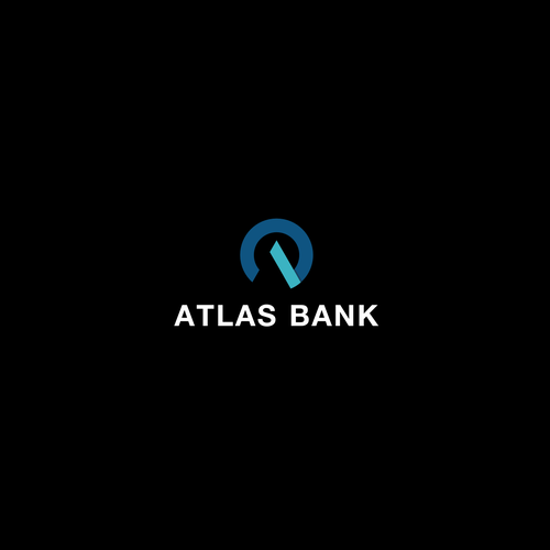 Logo for Atlas Online Bank. Design by BAY ICE 88