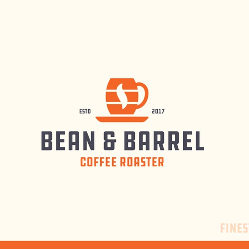 Modern Flat Logo for Coffee Roaster | Logo design contest