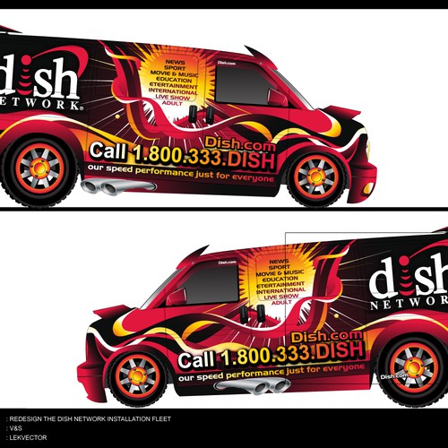 Design V&S 002 ~ REDESIGN THE DISH NETWORK INSTALLATION FLEET di Lekvector