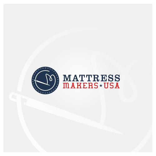 Logo design for b2b USA mattress company Design by ArtBeats