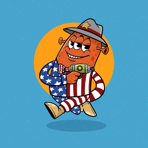 Mascot for Uranus Fudge Factory and General Store Design by NigmaStudio