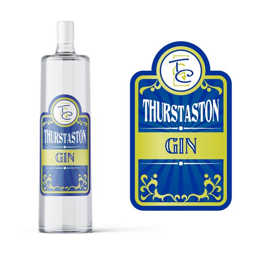 I am looking for the ultimate standout gin bottle label ,fresh ,colourful ,vibrant ,not to serious Design by Arcon74