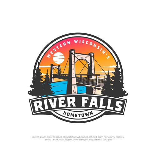 Western Wisconsin's Hometown - River Falls - Tourism Logo Needed Design by Altaris Design