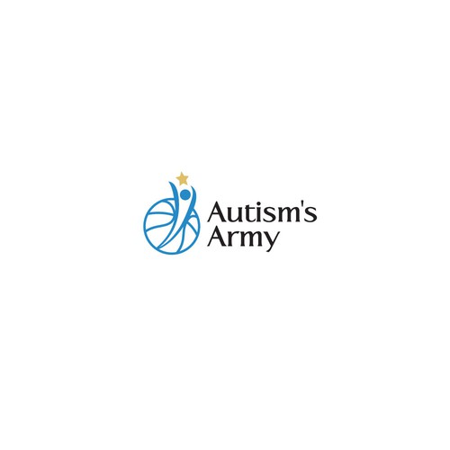 Basketball Logo for Team 'Autism's Army' - Your Winning Logo Featured on Major Sports Network Design by sammynerva
