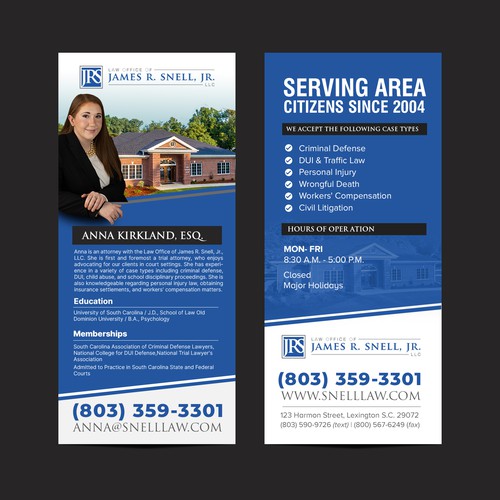 Designs | Two-Sided Rack Card | Postcard, flyer or print contest