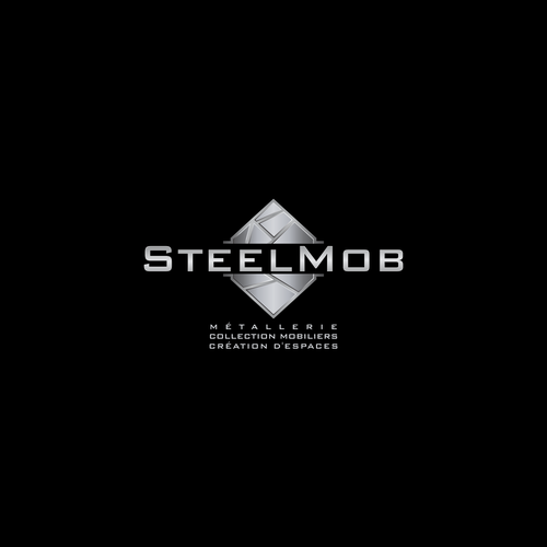 Create a logo design for movable creator steel and wood. Créer un logo ...