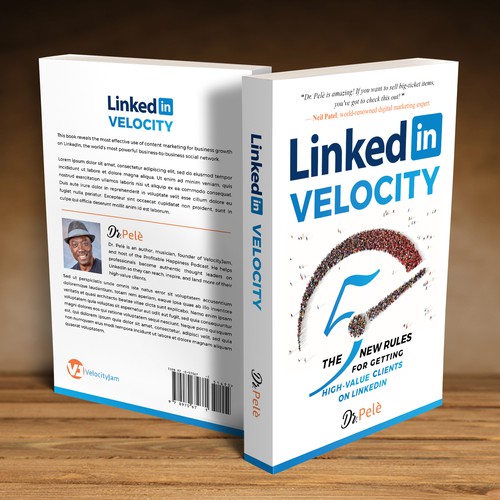 Design the book cover for 'LINKEDIN VELOCITY' Design by Klassic Designs