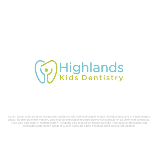 Modern & Fun Kids Dental Office Logo Design by supri™