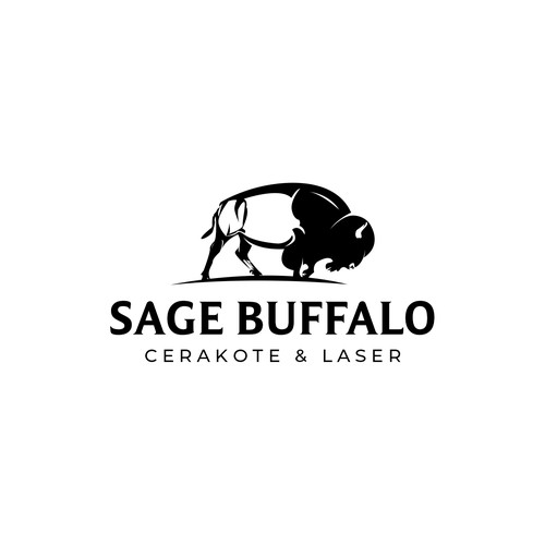 Design an American Bison themed logo for a specialized coating company in Montana. Design réalisé par Rabbit®