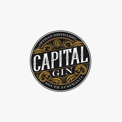 Capital Gin Logo Design | Logo design contest