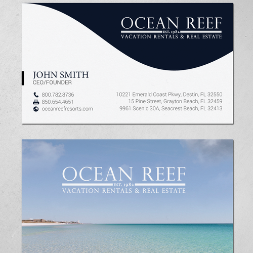 Design a fun, beach-inspired Business Card Design by chandrayaan.creative