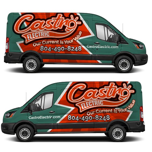 Designs | Van wrap For Electrical business! | Guaranteed | Quick Choice ...