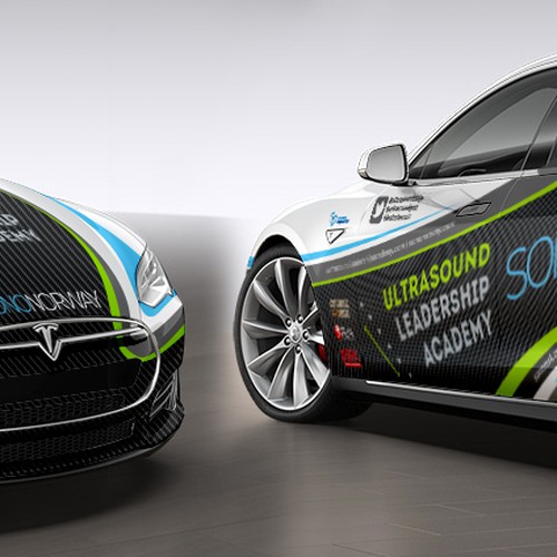 Create an awesome car wrap for Tesla Model S for cutting edge doctors! Design von J.Chaushev