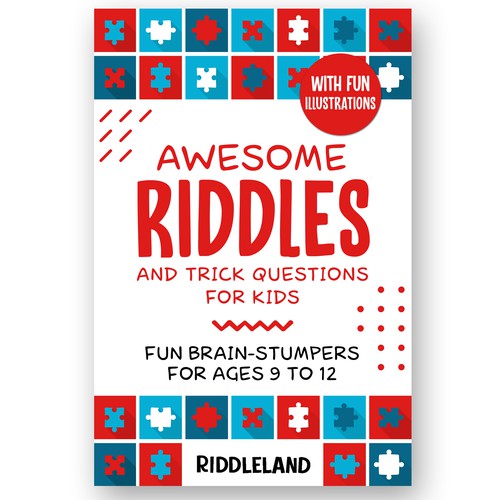 A Parent-Catching Book Cover for Riddle Book Design by Charala