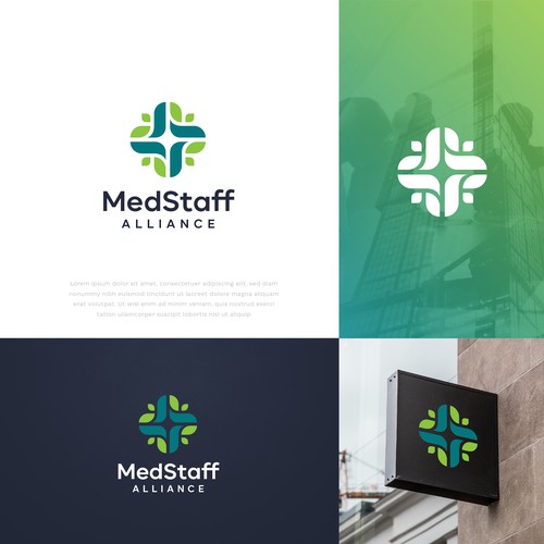 MedStaff Alliance - Logo Design by genesis.design
