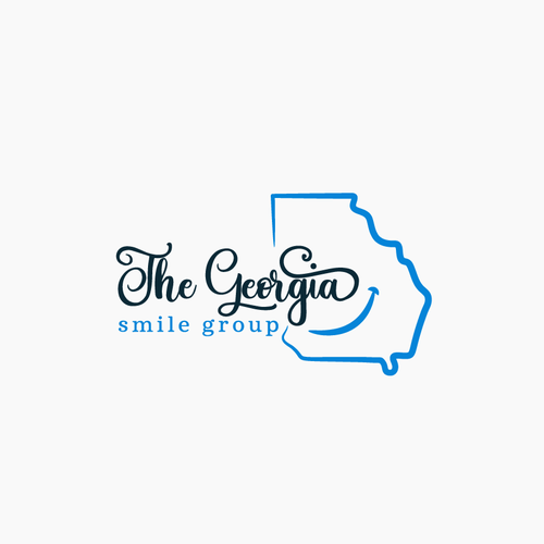 Classy logo for growing dental group in Southeast Georgia Design by LarkFlow Digital