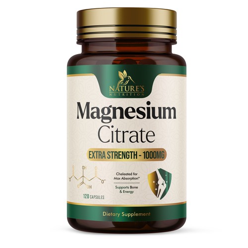 Premium Magnesium Citrate Design needed for Nature's Nutrition Design by UnderTheSea™