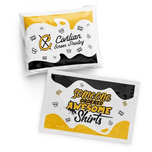 Poly Mailer design Design by Nadun Prabodana