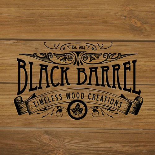 Create a vintage logo for Black Barrel Design by Adcre8tr