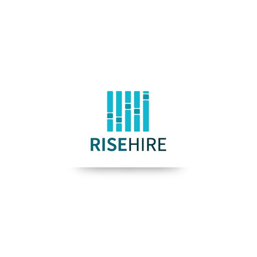 Create a polished yet creative logo for RiseHire Design by Kal®