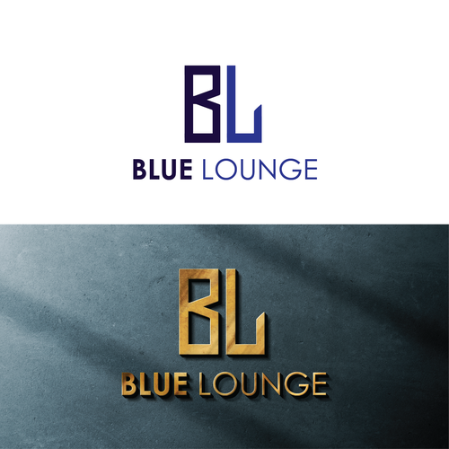 Blue lounge makeover Design by NINA GRAPHIX