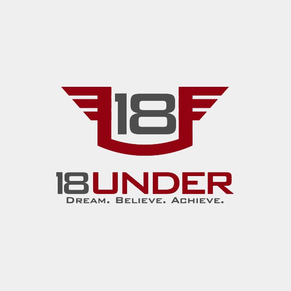 Modern logo for a sports management company