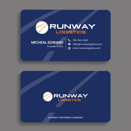 Design di Runway Logistics Business Card di moshiur008