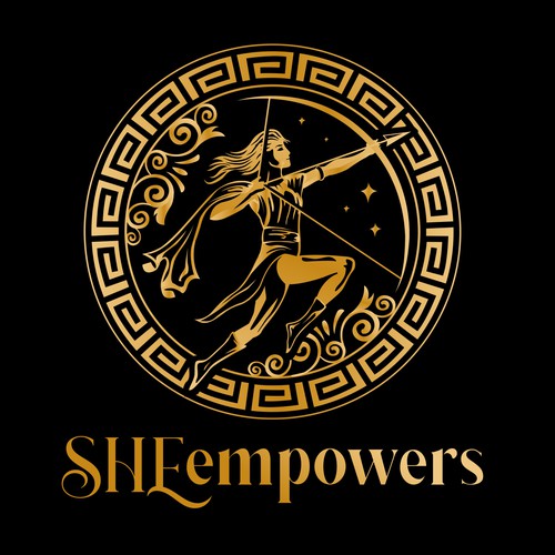 SHEempowers - luxurious design of a woman preferrably in some kind of a circle to appeal to women professionals Design by Jacob Gomes