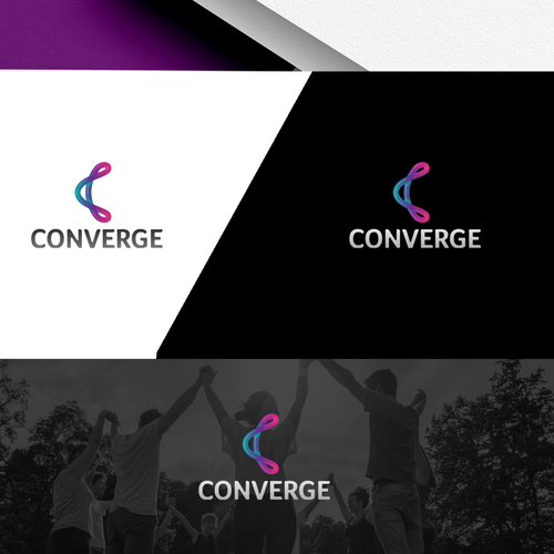 Logo for Converge event Design by END™