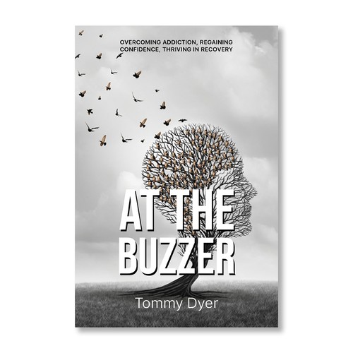 Book cover for inspirational, comeback story out of addiction into recovery! Design by Drewmahadi