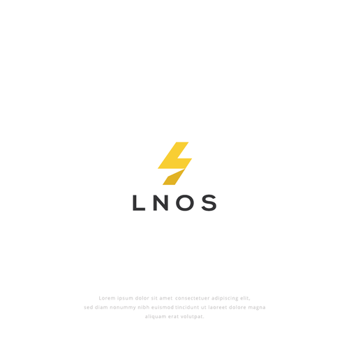 Lightning logo for Blockchain startup (LNOS) Diseño de Branding Inspiration