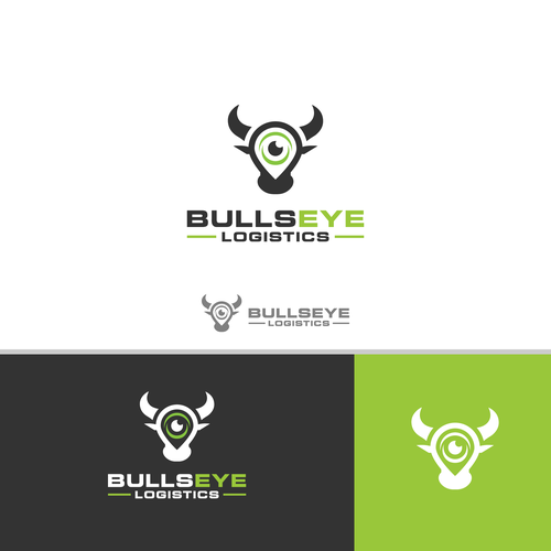 BULLSEYE-Concrete Company Logo Design by B"n"W