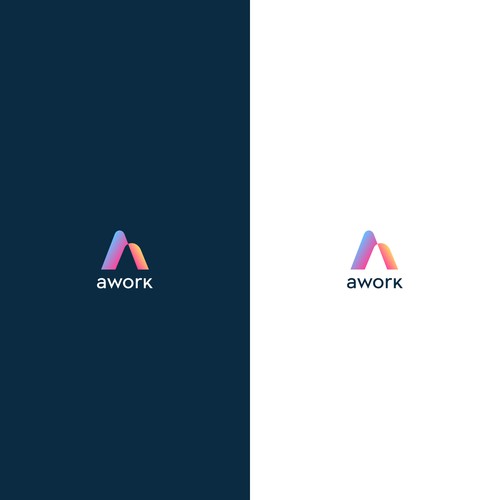 New logo for AI-based productivity software "awork" Diseño de Lumbeard